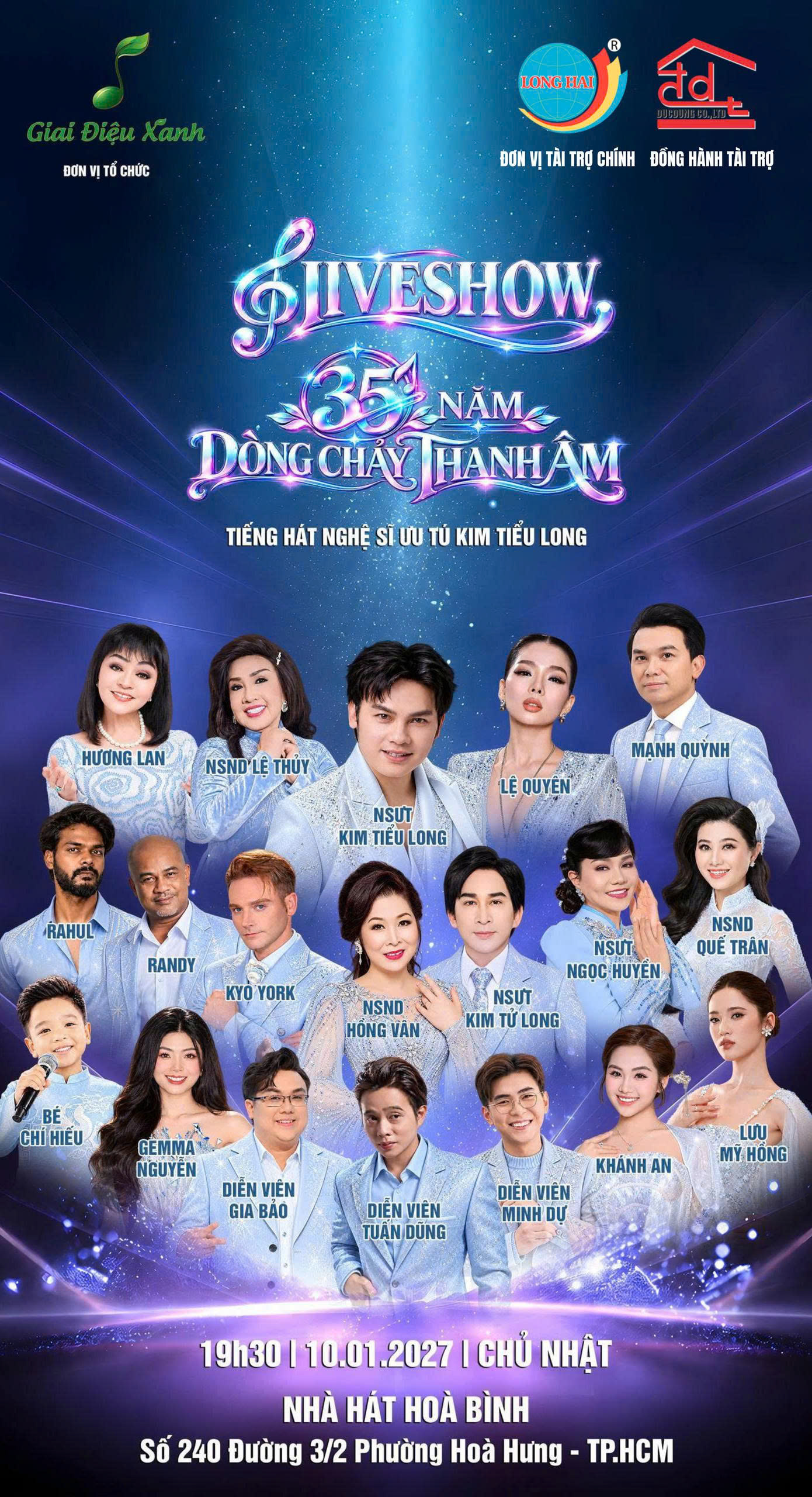NSƯT Kim Tiểu Long ra mắt Liveshow 'Dòng Chảy Thanh Âm" 